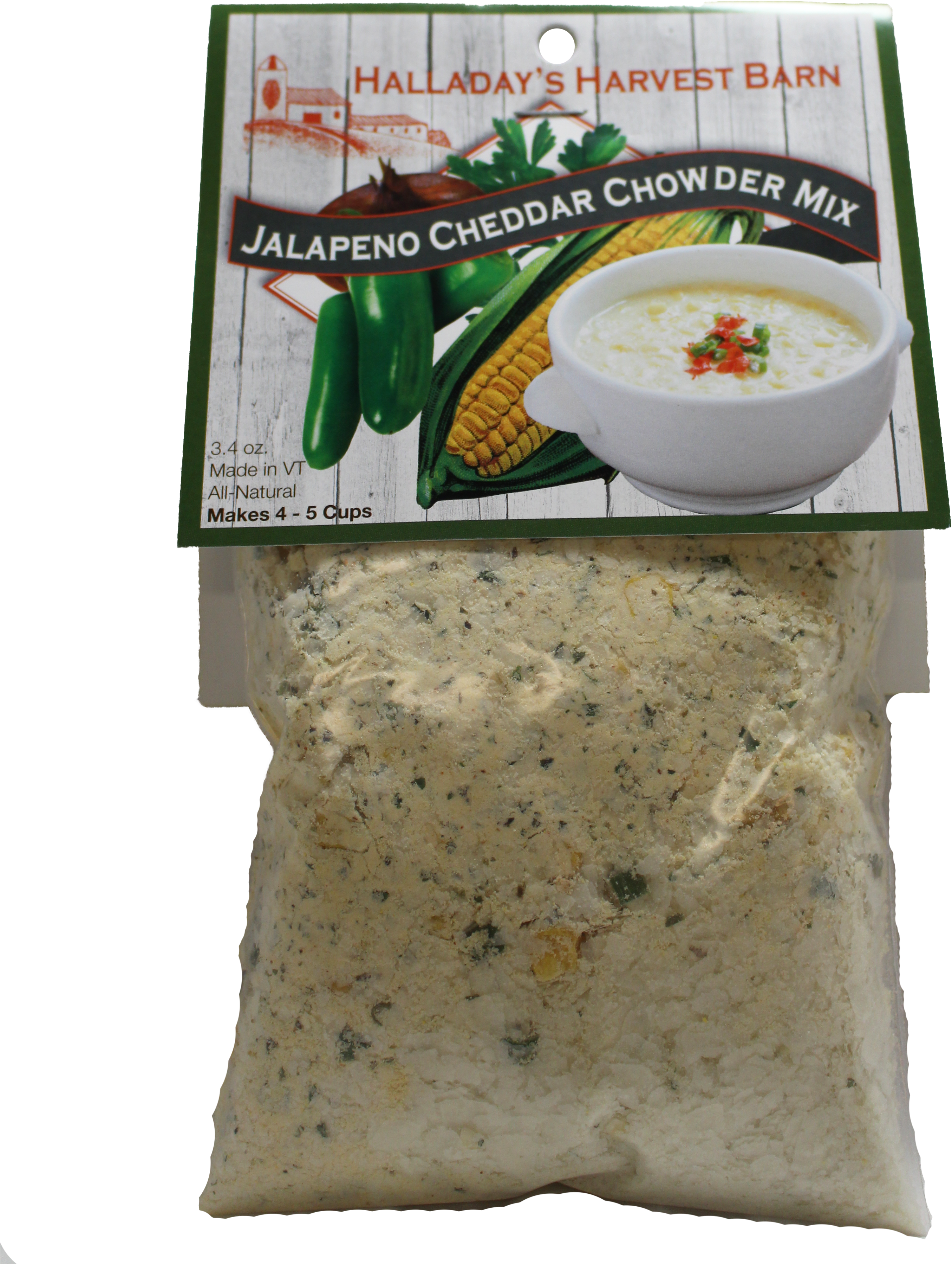 Halladay's Jalapeno Cheddar Chowder Mix - Tofu (3168x4624), Png Download