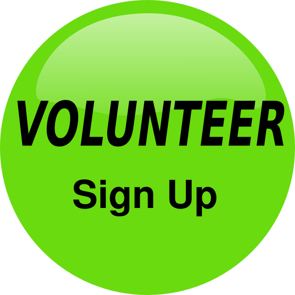 Please Click On The Button Above To Fill Out Our Volunteer - Free Clip Art Volunteer Sign Up (600x600), Png Download