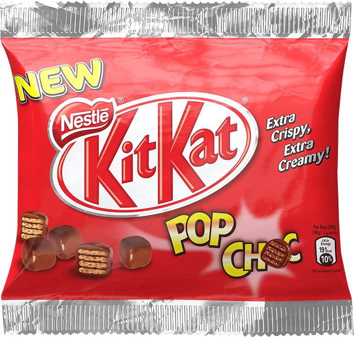Kitkat® Pop Choc Small Chocolate Bites Pack - Kit Kat (900x900), Png Download
