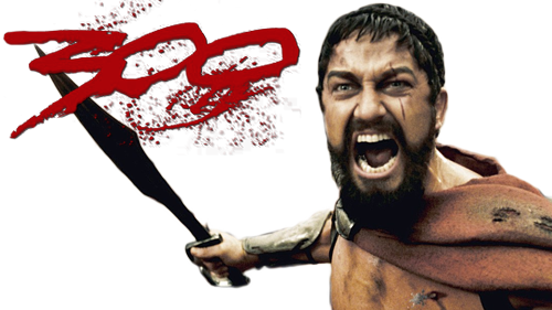 300 Movie Image With Logo And Character - 300 Movie Png (500x281), Png Download