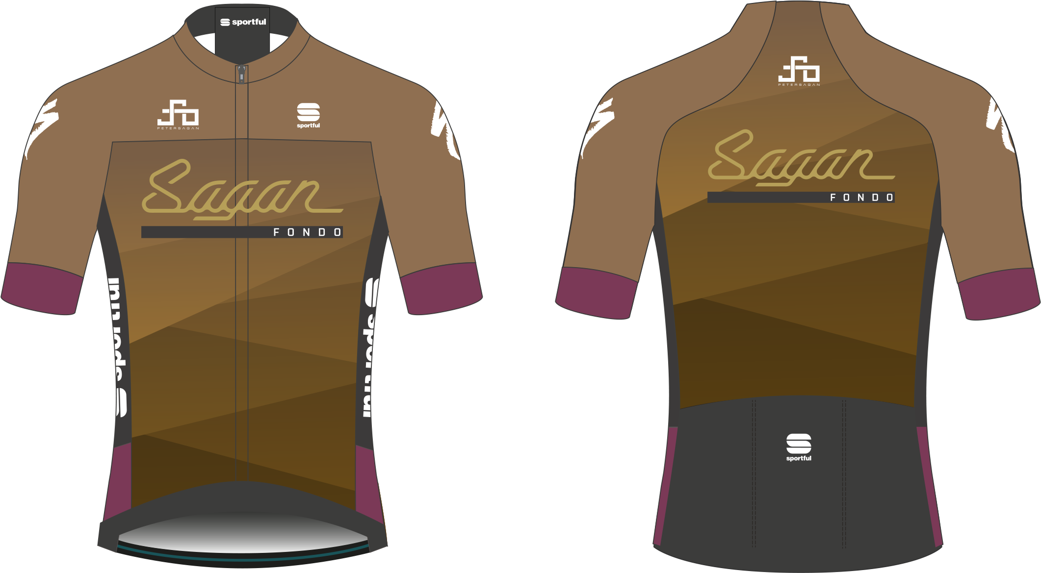 Sagan Fondo Dirt Edition Full Cycling Kit By Sportful - Sagan Gran Fondo Jersey (2264x1298), Png Download