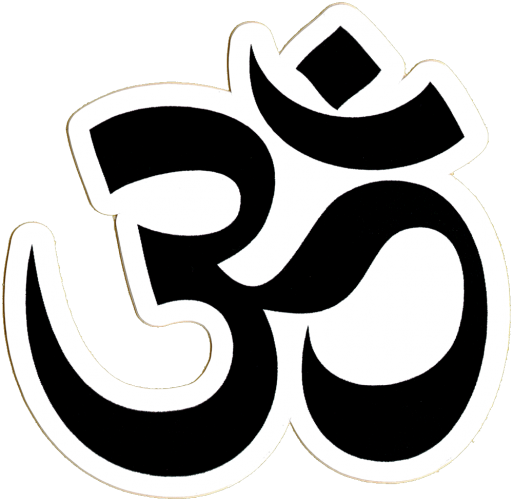 Small Bumper Sticker / Decal - Simbolo Sagrado Do Hinduismo (513x500), Png Download