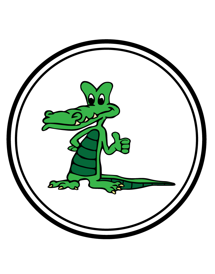 Home Of The Gators A Geary County Usd 475 School - Row Row Row Your Boat Gently Down T Forget To Scream (736x938), Png Download