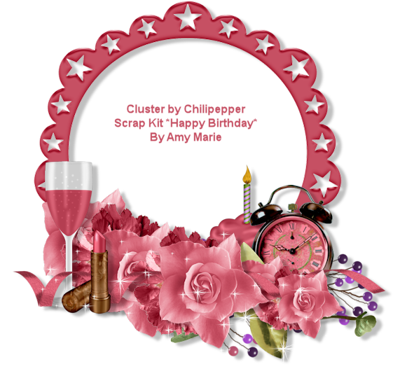 Ct Ftu Cluster Frame *happy Birthday* - Shungite (650x650), Png Download