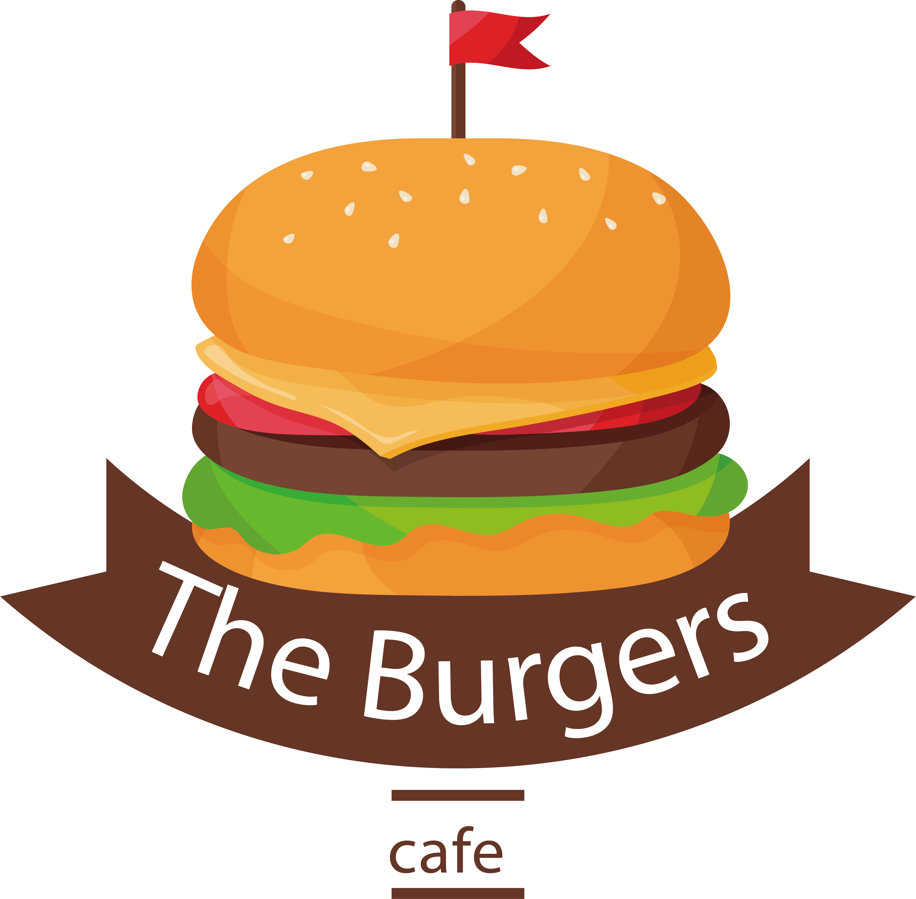 Hamburger Cheeseburger Fast Logo Clip Art Red - Logos De Comida Rapida (2976x2923), Png Download