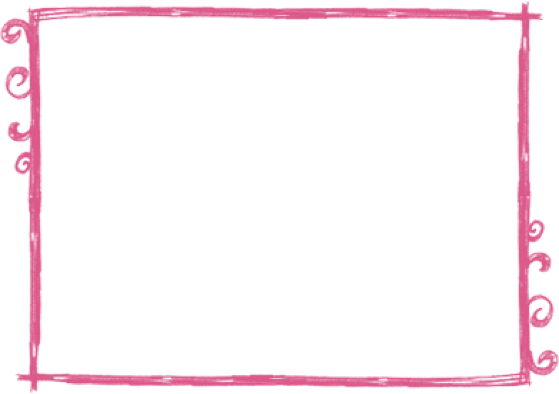 My First Heartbeat - Marcos Color Rosa En Png (559x394), Png Download