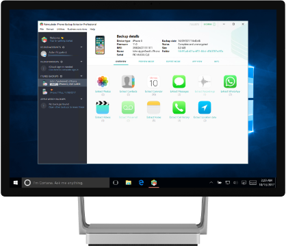 Recover Photos, Messages, Videos, Call History, Notes, - Backup (418x365), Png Download