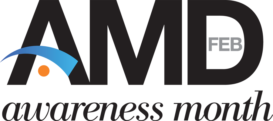 Back To Top - February Is Amd And Low Vision Awareness Month (900x402), Png Download