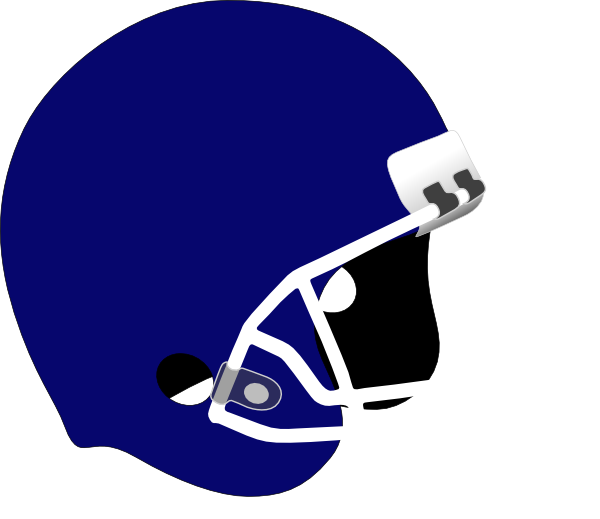 Navy Football Helmet Clip Art - Liberty High School (600x519), Png Download