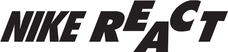 Lasts 600 Miles, Lunar Was 150 Miles - Nike React Text (768x167), Png Download