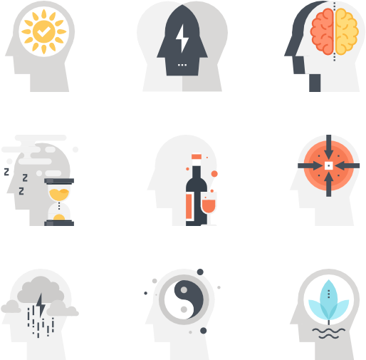 Human Psychology - Brain (600x564), Png Download