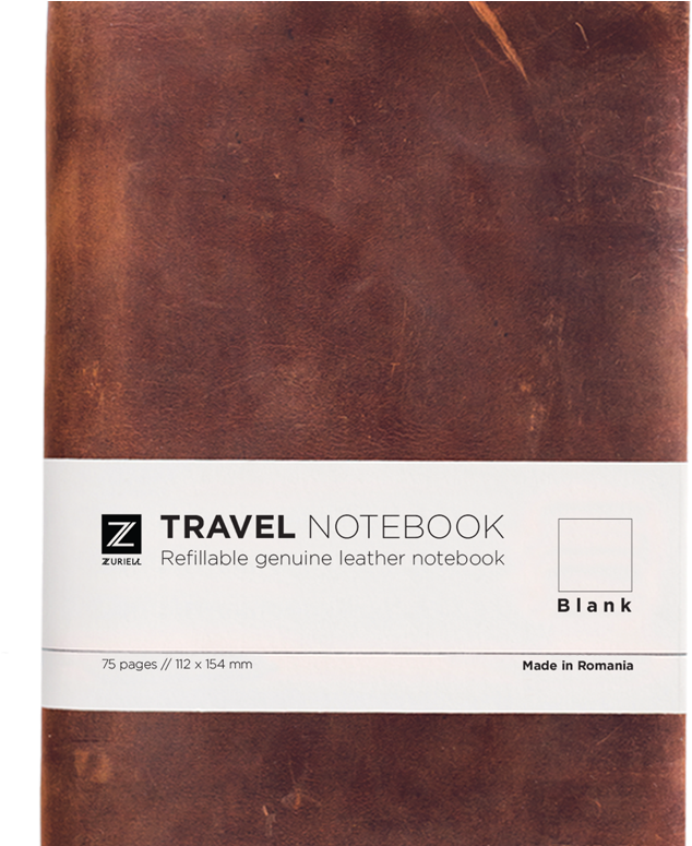 Zuriell Travel Notebook Blank - Notebook (1200x774), Png Download
