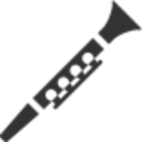 Vector Download Panda Free Images Clarinetclipart - Clarinet Clipart (600x600), Png Download