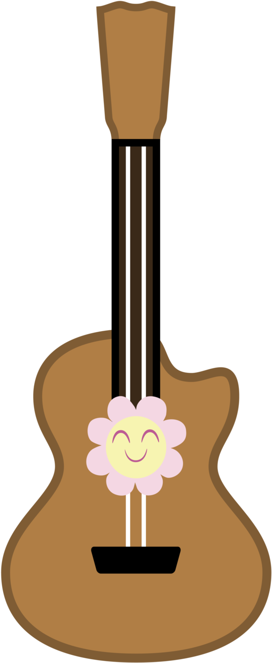 Chuck S Cutie Mark - Ukulele Cutie Mark (579x1381), Png Download