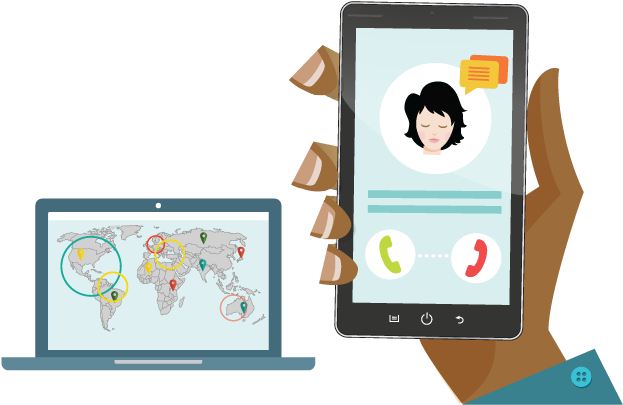 A Hosted Pbx Solution From Mytelnet Is Packed With - Breadcrumb (653x422), Png Download