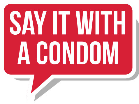 Say It With A Condom (477x357), Png Download
