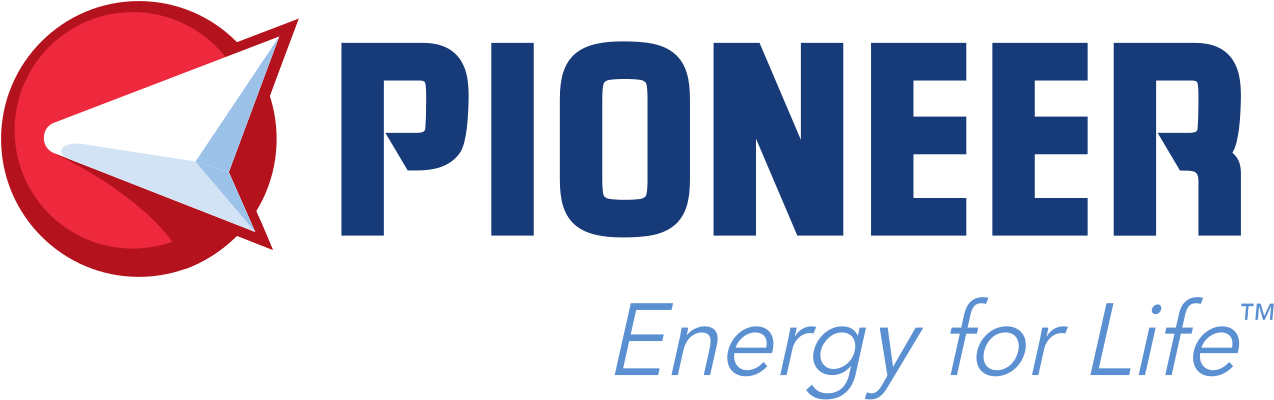 Pioneer Energy Logo - Pioneer Gas Station Logo (1280x408), Png Download