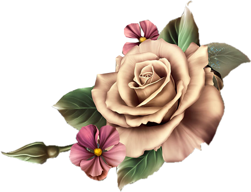 Barnali Bagchi Fonds Et Tubes Flower Art, Watercolor - Barnali Bagchi Tubes Png (529x413), Png Download