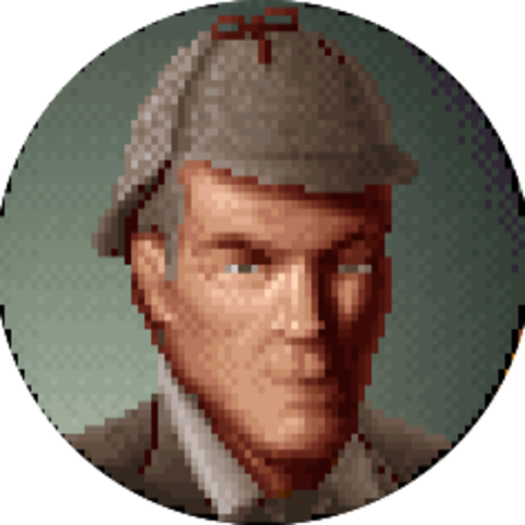 Click To Edit - Sherlock Holmes Xd >3 (480x480), Png Download