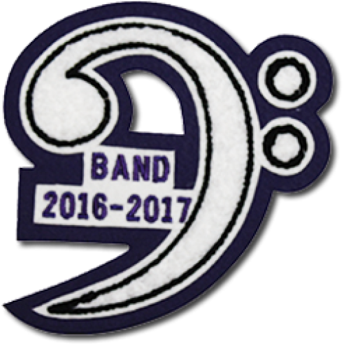 Bass Clef Sleeve Patch - Clef (500x500), Png Download