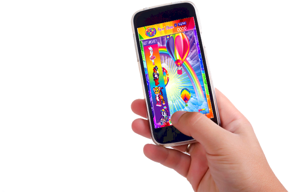 At Some Point, There Is A Lisa Frank Application - Iphone (620x398), Png Download