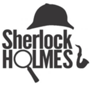 Sherlock Holmes Logo (600x315), Png Download