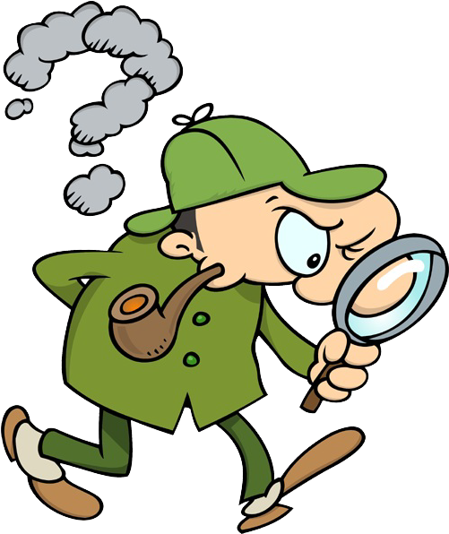 Sherlock Holmes Magnifying Glass Clipart - Magnifying Glass Clipart (648x595), Png Download