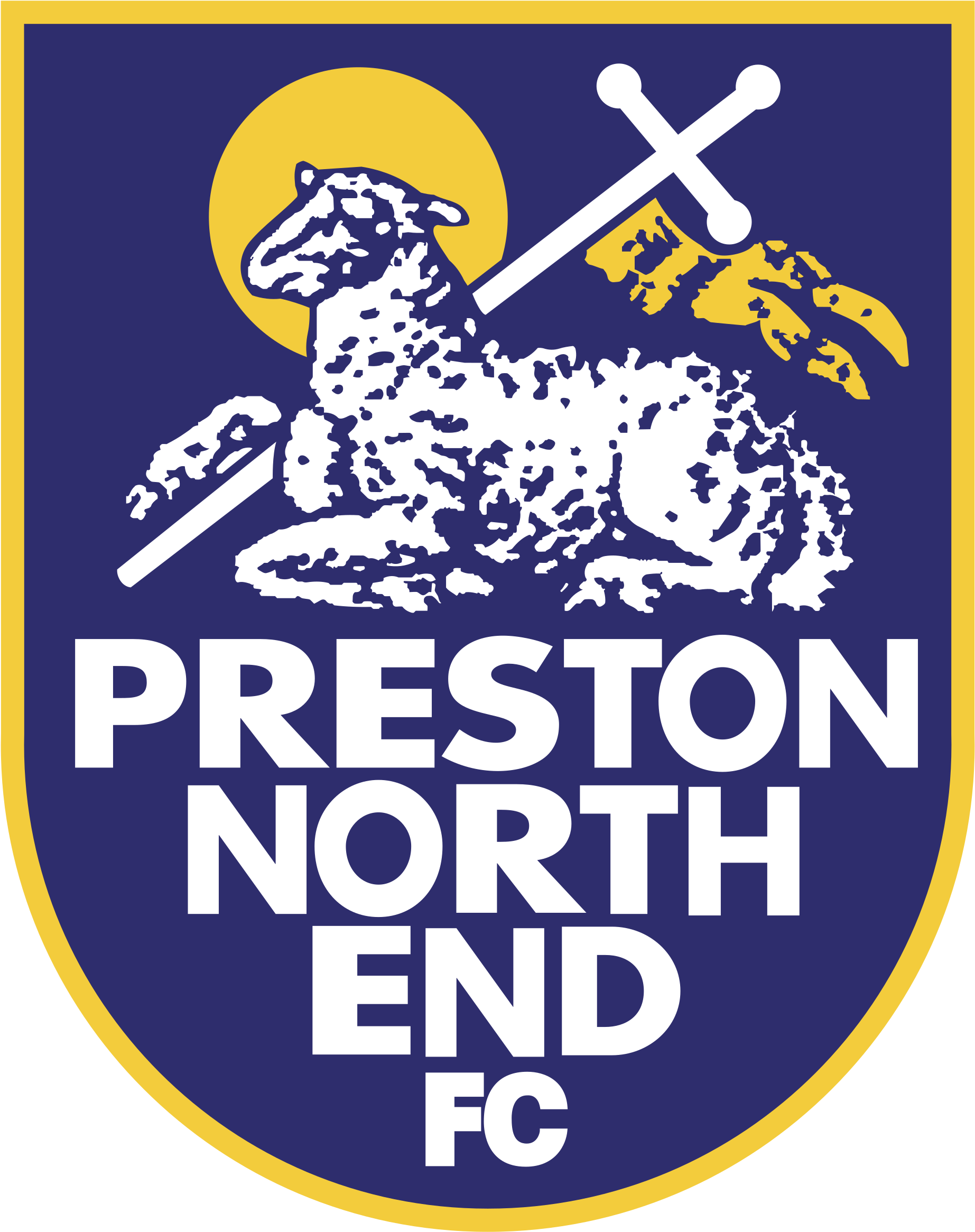 Preston North End Fc Logo Png Transparent - Preston North End Football Club Logo (2400x2400), Png Download