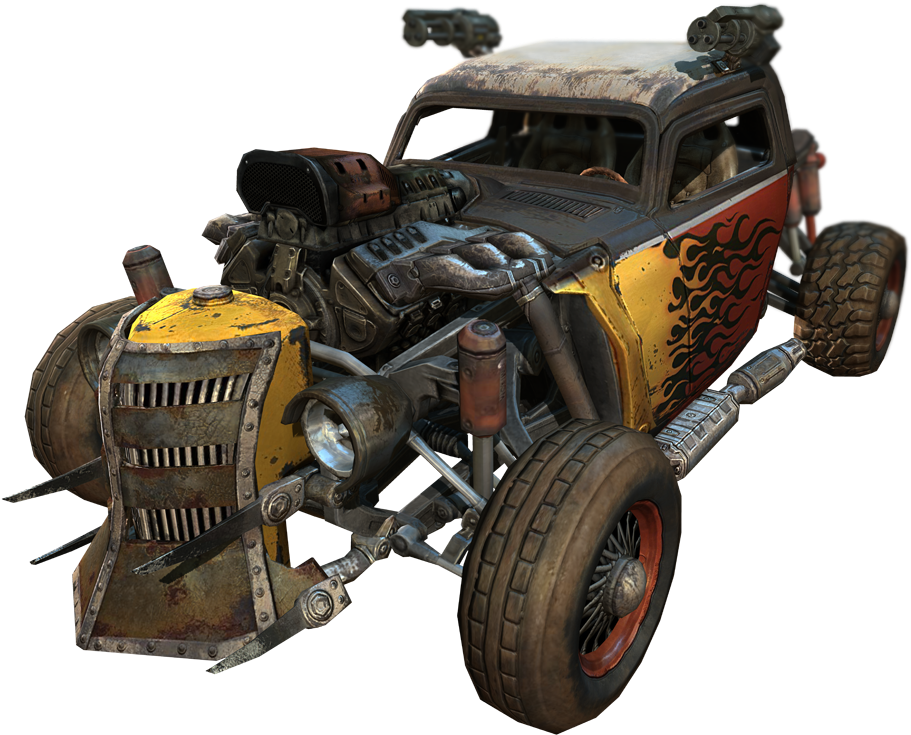 Rat Rod - Rage Anarchy Edition (1000x807), Png Download