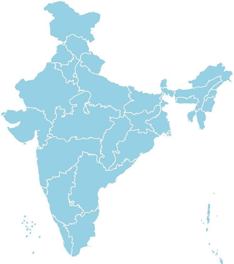 Map Of India From Onlineadvertisement - Kerala In India Map (750x879), Png Download