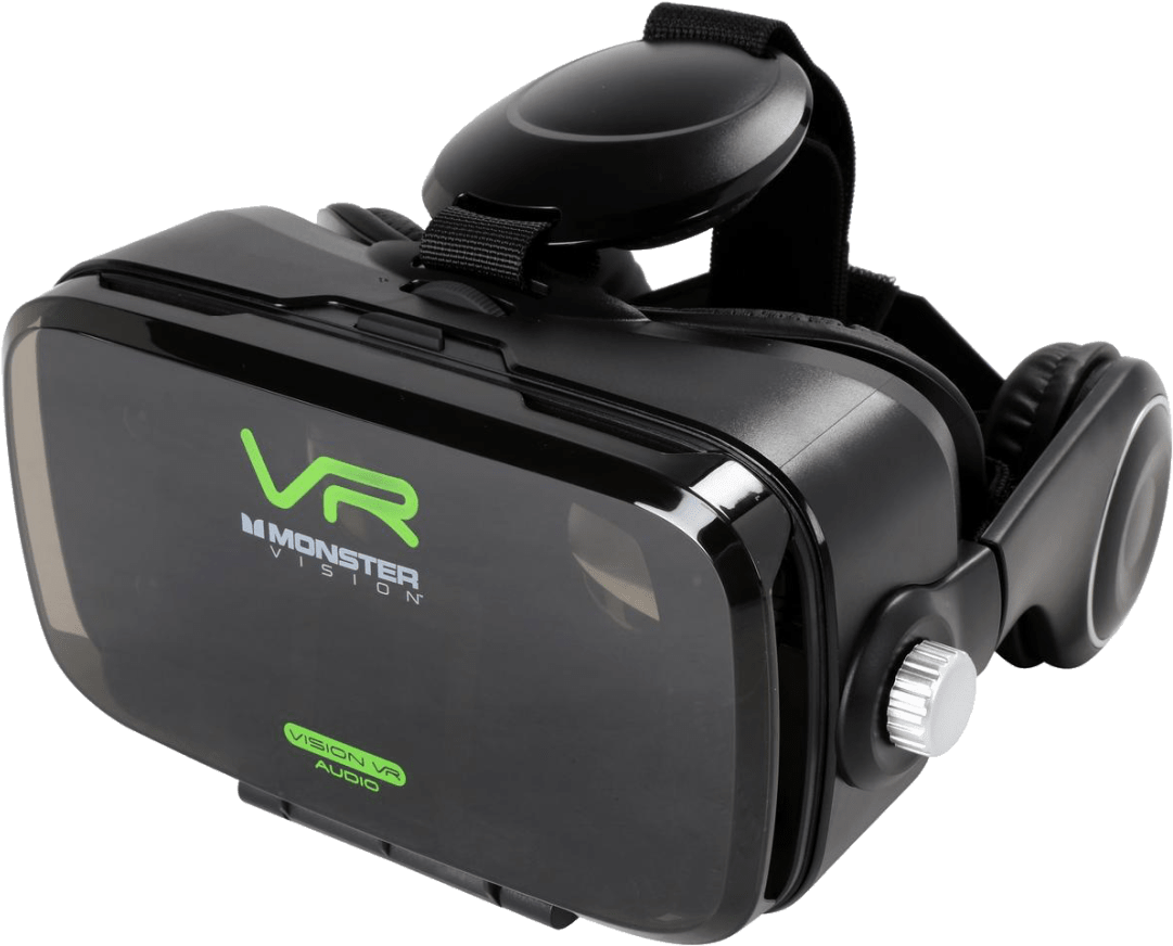 Monster Digital Vision Vr Headset With Integrated Headphones (1104x1104), Png Download