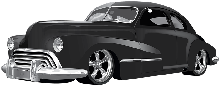 Fire Flames Hot Rod Shadow - Imagens Carros Antigos Png (728x340), Png Download