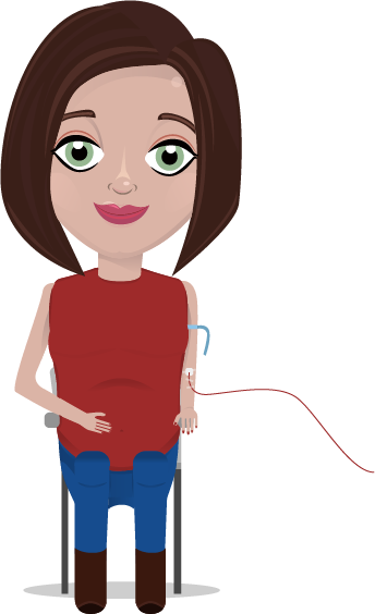 Clip Lip Down Syndrome - Cartoon (344x564), Png Download
