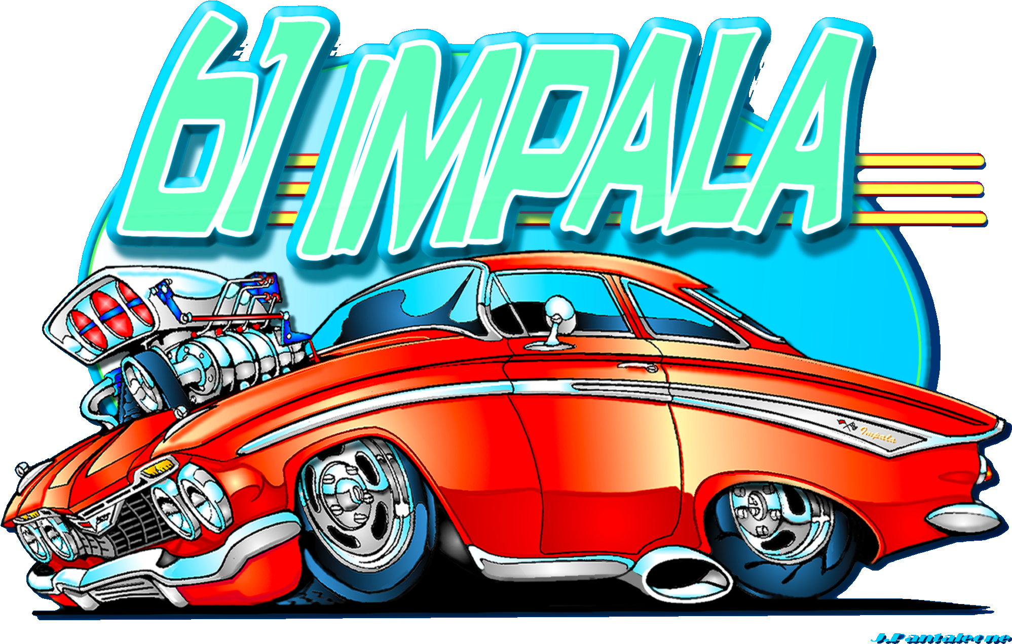 Clip Stock Hot Classic Custom Vintage Ratrod Ford Chevy - Hot Rod No Background (2052x1296), Png Download
