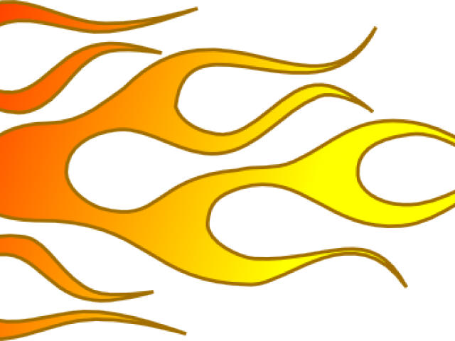 Flame Clipart Hot Rod - Hot Rod Flames Clip Art (640x480), Png Download