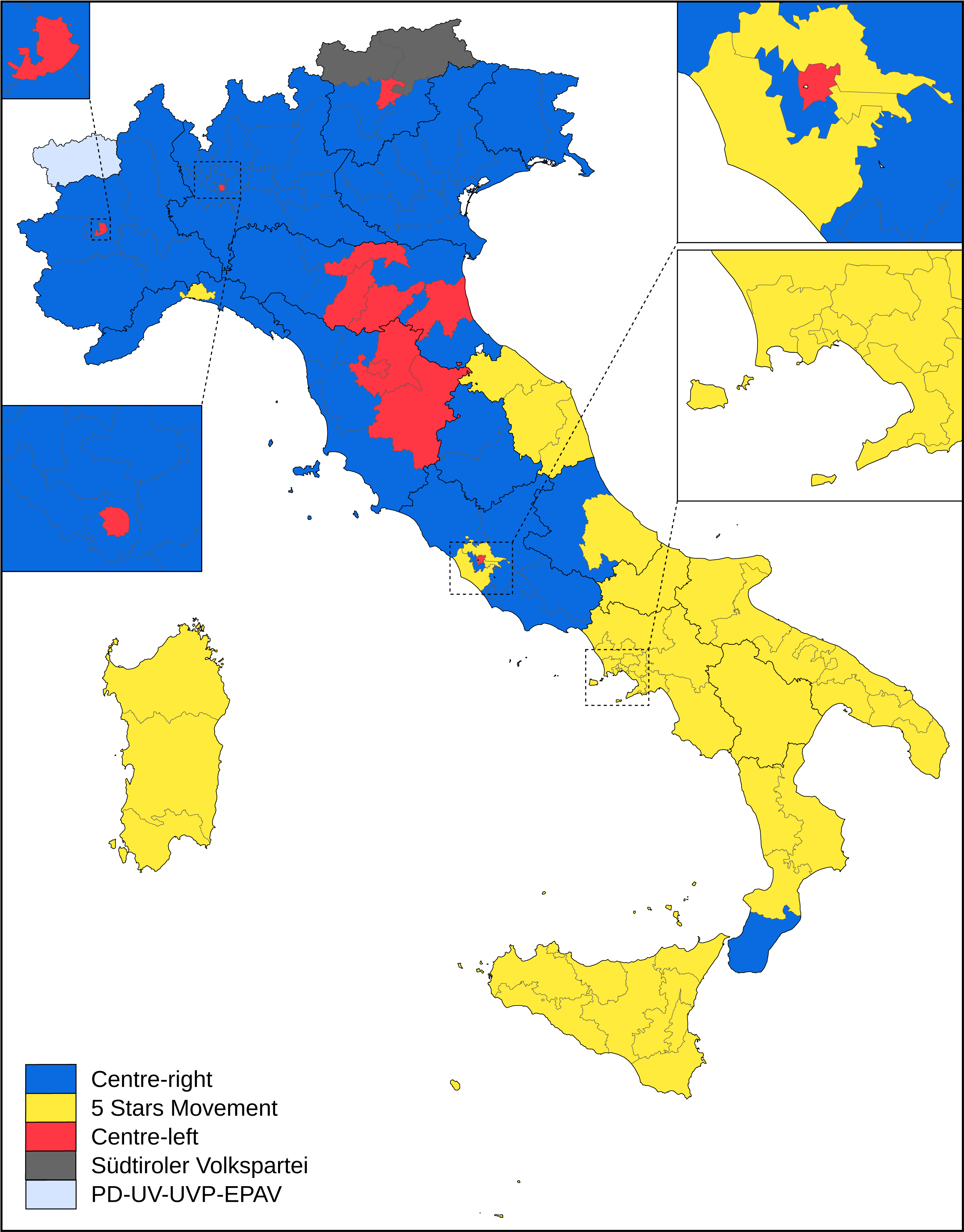 Map Fiba Svg India 2bcow 2bgoogle 10 Tragedy World - Italian Elections 2018 Map (2723x3492), Png Download