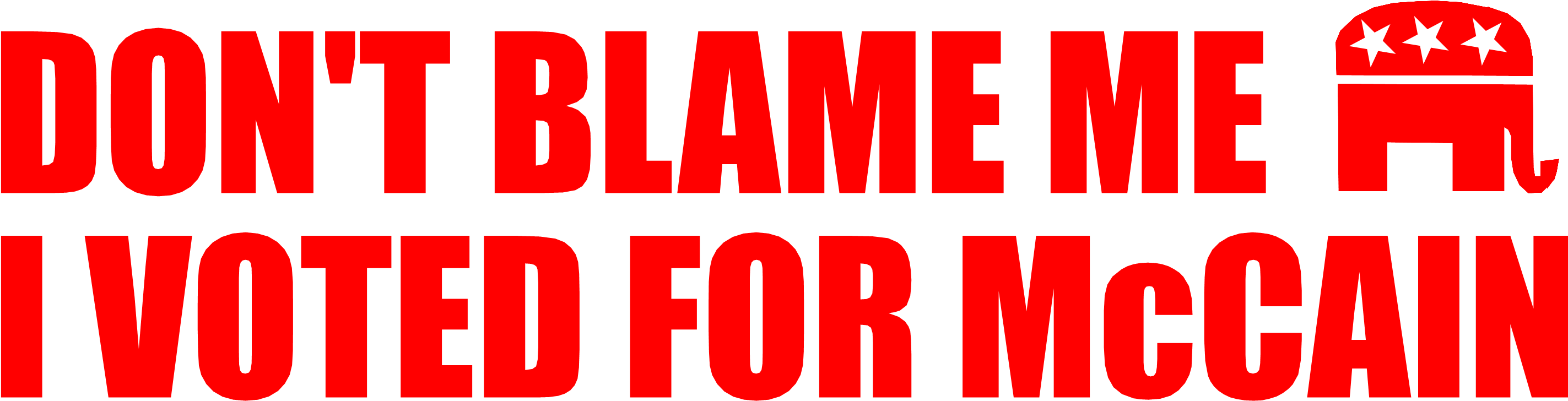 Voted-mccain - Dont Want Love Quotes (3072x1096), Png Download