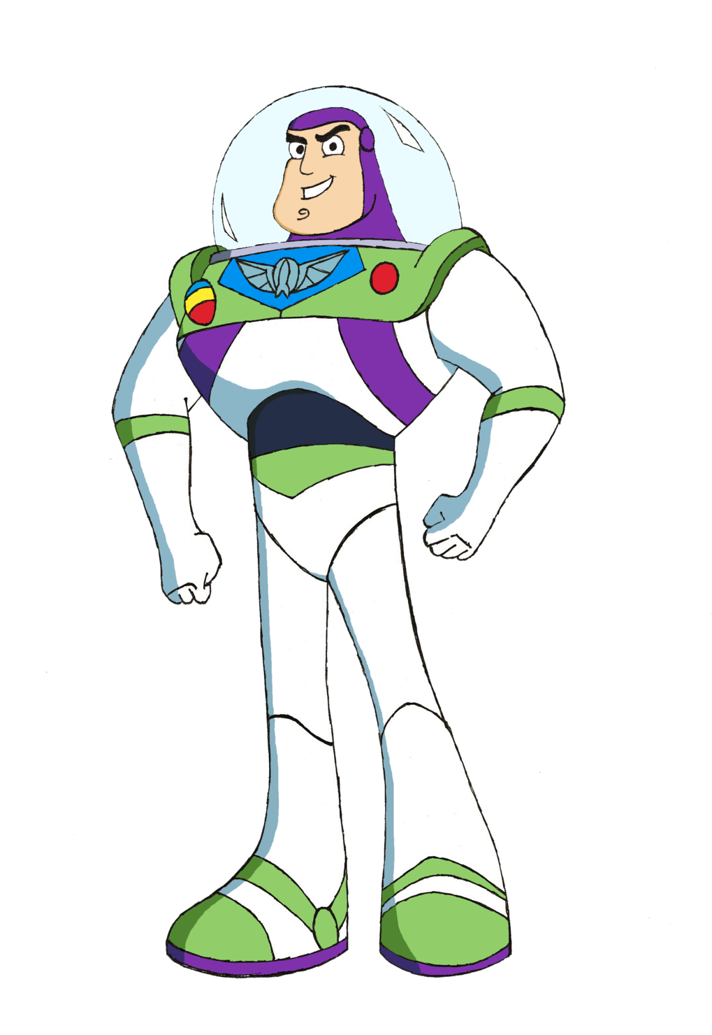 Buzz Lightyear - Buzz Lightyear Of Star Command Buzz Lightyear (1024x1489), Png Download