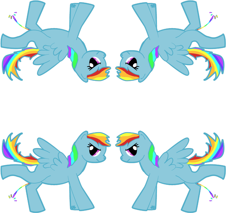 Rainbow Dash Pees (800x800), Png Download