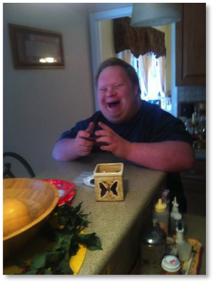 The Wrongful Death Of Ethan Saylor Is Just One Example - Happy Person With Down Syndrome (308x407), Png Download