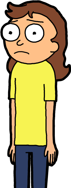 Mullet Morty - Pocket Mortys Mullet Morty (300x650), Png Download