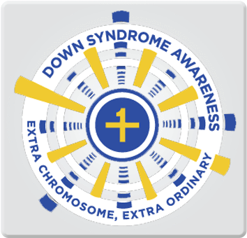 Down Syndrome Awareness - Circle (360x360), Png Download