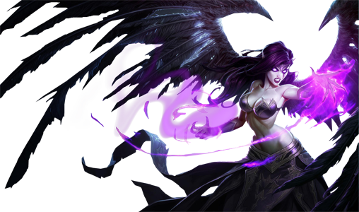 Morgana The Fallen Angel On Game Art Hq - Astro Gaming A30 Speaker Tag Set: League (508x300), Png Download
