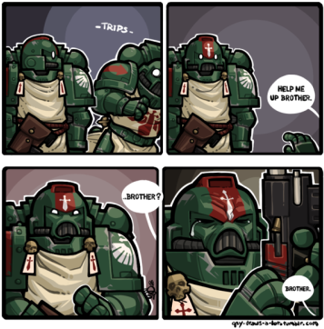 40k Dark Angel Memes (400x374), Png Download
