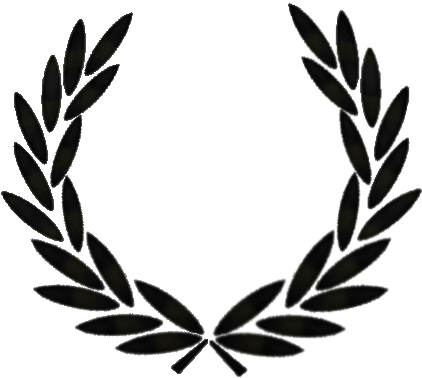 Picture Free Download Wreath Logos - Fred Perry Logo (433x395), Png Download