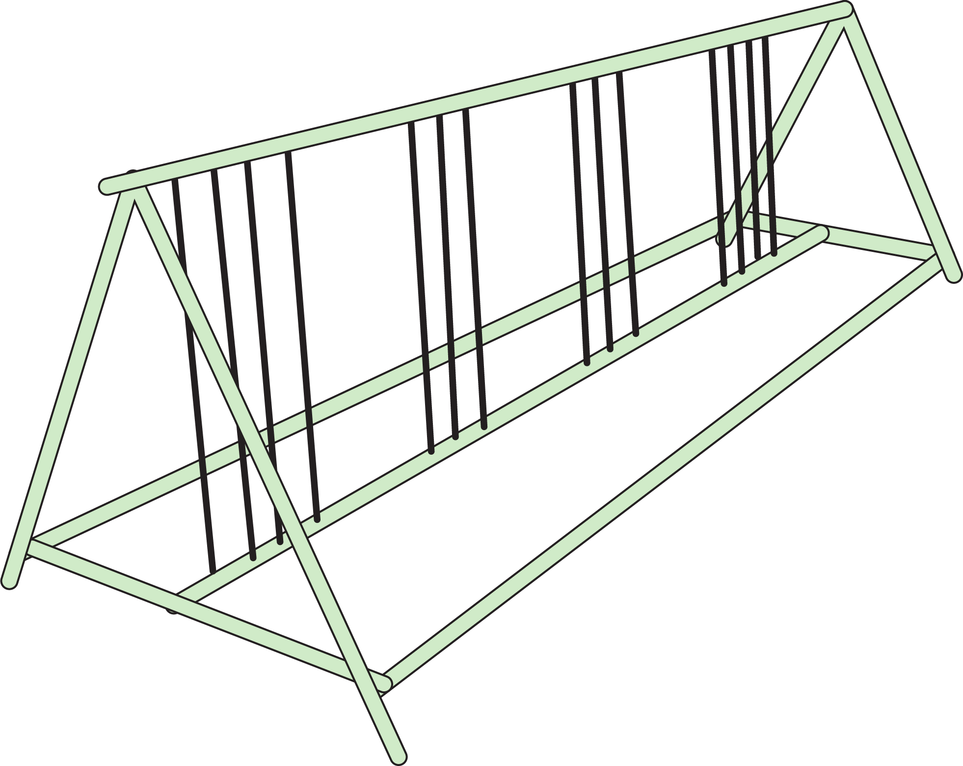 Grid Rack - Parallel (1962x1560), Png Download