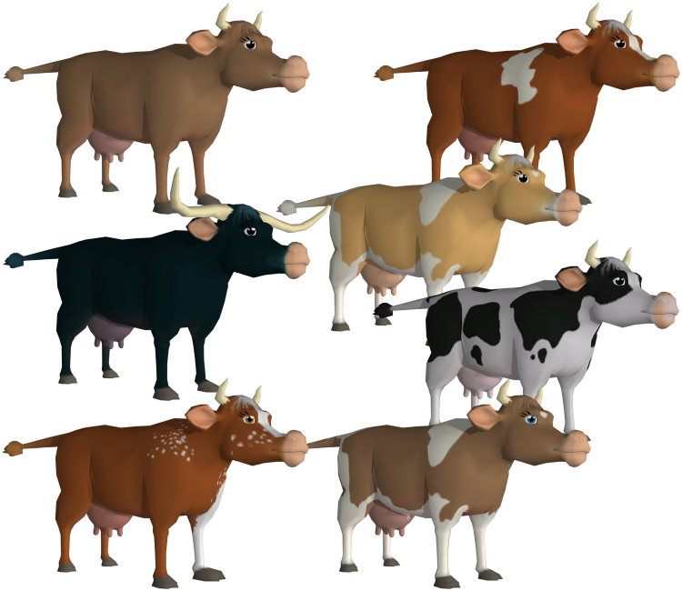 Download Zip Archive - The Great Cow Race (750x650), Png Download
