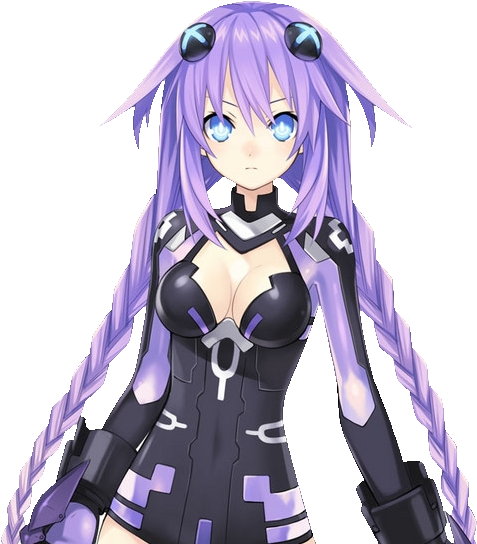 Purple Heart4 - Hyperdimension Neptunia Neptune Hdd (531x585), Png Download