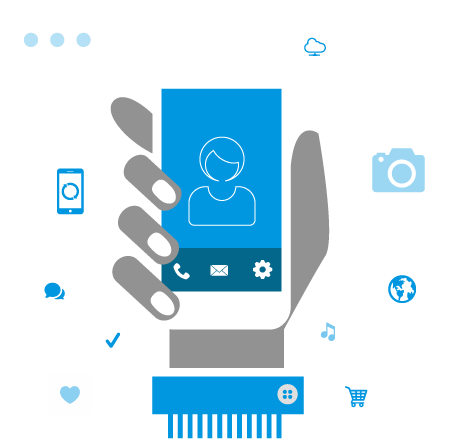 Mobile App User Experience Design Services - User App (477x469), Png Download