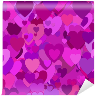 Repeating Random Valentines Day Background Pattern - Valentine's Day (400x400), Png Download